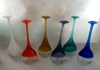 Glass Bud vase Long Neck 10x42